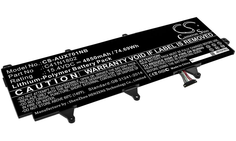 Batéria pre Asus Zephyrus Gx701 / Rog Zephyrus S Gx701 / Rog Gx701 , 4850mAh, Li-Ion
