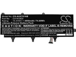 Batéria pre Asus Zephyrus Gx701 / Rog Zephyrus S Gx701 / Rog Gx701 , 4850mAh, Li-Ion