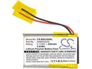 Batéria pre Bosch Bdu3xx, Bosch Intuvia Display (ekv. Bosch AHB502030), 250 mAh