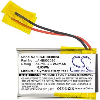 Batéria pre Bosch Bdu3xx, Bosch Intuvia Display (ekv. Bosch AHB502030), 250 mAh