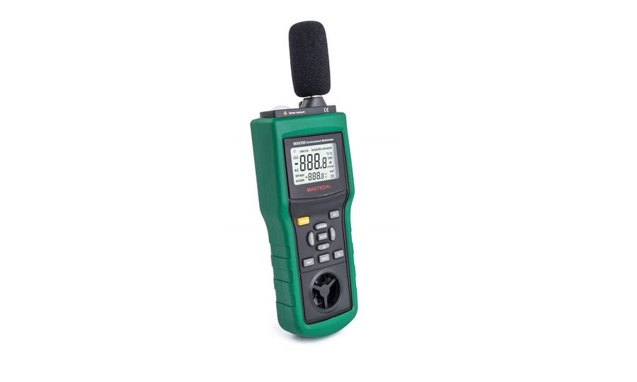 Mastech MS6300 Multifunkčný merací prístroj 5v1, teplomer, anemometer, hlukomer, vlhkomer, luxmeter