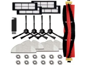 Sada kefiek a filtrov Mobilly pre Roborock S5, S6, S6 Pure, čierna