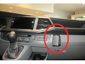 Brodit ProClip pre Volkswagen Caravelle 6.1 21-24/T6.1 Transporter/Pickup 20-24, vpravo uprostred