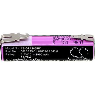 Akumulátor pre Gardena ClassicCut Li, nožnice na trávu AccuCut a iné, 2,9 Ah, 3,7 V, Li-Ion