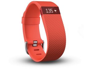 Fitbit Charge HR (s monitorom tepu), veľkosť L, oranžová