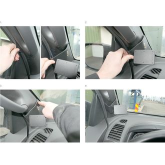 Brodit ProClip montážna konzola pre Isuzu D-Max 12-20, vľavo na stĺpik