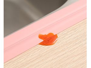 Tesniaca ochranná vodotesná rohová páska do vane alebo sprchy, 3,2 m x 2,2 cm, ružová