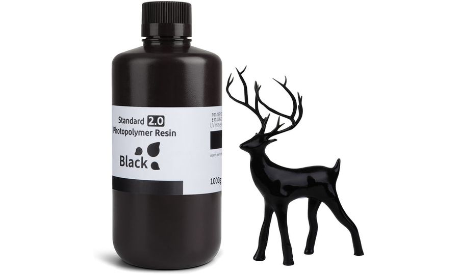 ELEGOO Standard Resin V2.0 1KG, Black