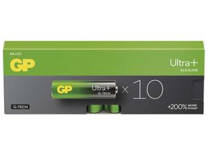 Alkalické batérie GP Ultra Plus AA (LR6), 10 ks