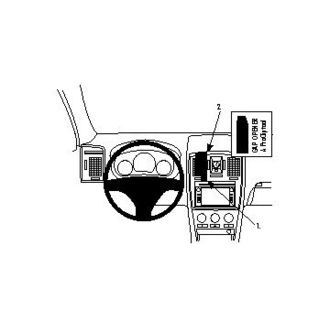 Brodit ProClip montážna konzola pre Cadillac BLS 06-10, na stred