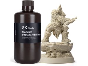 ELEGOO 8K Standard Resin 1KG, Vanilla