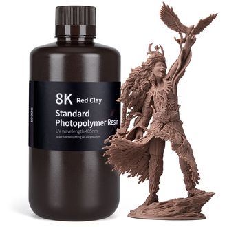 ELEGOO 8K Standard Resin 1KG, Red Clay