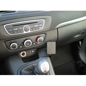 Brodit ProClip pre Renault Scenic 10-17, len pre vozidlá s ručnou brzdou, pre stredový tunel