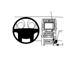Brodit ProClip pre Toyota LandCruiser/Prado 15-18/LandCruiser 150 15-17, na stred vpravo