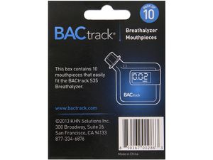 BACtrack 10 náhradných náustkov pre BACtrack S35