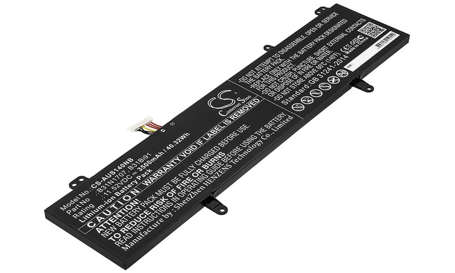 Batéria pre Asus S410, Vivobook S4100, 4200, 3500 mAh, Li-Ion