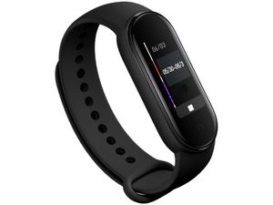 Mobilly Náhradný silikónový remienok pre Xiaomi Mi Band 5/6, čierny