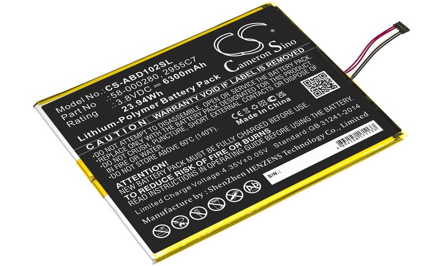 Batéria pre Amazon Kindle Fire HD 10.1 9th, 6300 mAh, Li-Pol