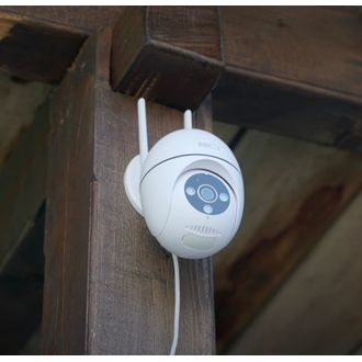 Vonkajšia otočná kamera EMOS GoSmart IP-800 WASP s WiFi, biela