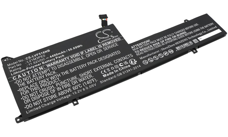 Batéria pre Lenovo Ideapad Flex 5 14abr8 82xx000d a ďalšie, 4400 mAh, Li-Ion