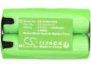 Batéria pre Rowenta Tn5100f0/3m0, Tondeuse Wet &amp; Dry a iné, 2000 mAh, Li-Ion