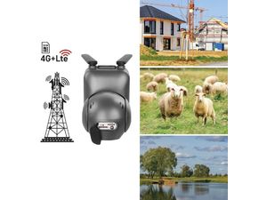 Vonkajšia otočná kamera EMOS GoSmart IP-6000 OWL so 4G/LTE, sivá