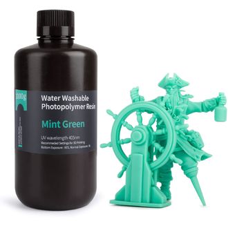 ELEGOO Water-washable Resin 1KG, Mint Green