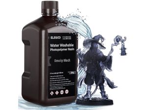 ELEGOO Water-washable Resin 2KG, Smoky Black