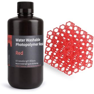 ELEGOO Water-washable Resin 1KG, Red