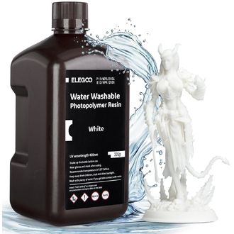 ELEGOO Water-washable Resin 2KG, White