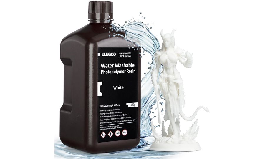 ELEGOO Water-washable Resin 2KG, White