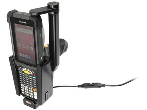 Držiak Brodit pre Zebra MC9300 s pištoľovou rukoväťou, horným uzáverom, CL napájaním