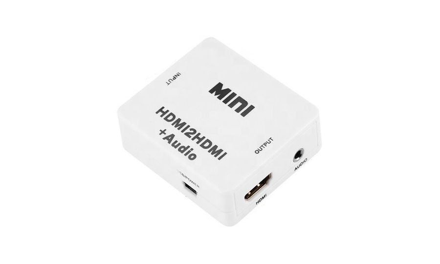 Xput mini HD video konvertor z HDMI na HDMI video a 3,5 mm audio, podpora 1080p