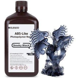 ELEGOO ABS-like Resin 2KG, Smoky Black