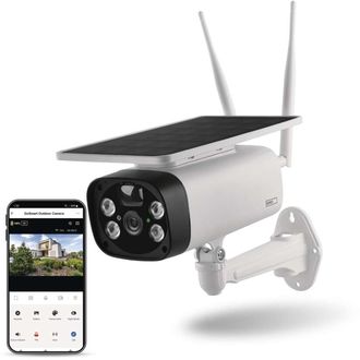Vonkajšia batériová kamera EMOS GoSmart IP-600 EYE s WiFi a solárnym panelom