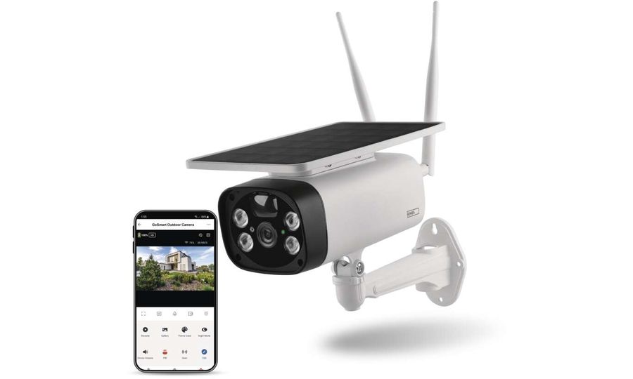 Vonkajšia batériová kamera EMOS GoSmart IP-600 EYE s WiFi a solárnym panelom
