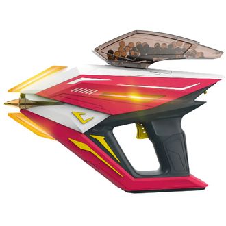 Sunny Blaster EMI, pištoľ na vodné gélové pelety s príslušenstvom, červená