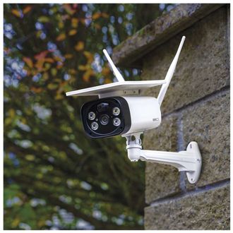 Vonkajšia batériová kamera EMOS GoSmart IP-600 EYE s WiFi a solárnym panelom
