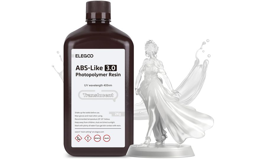 ELEGOO ABS-like Resin V3.0 2KG, Translucent
