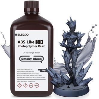 ELEGOO ABS-like Resin V3.0 2KG, Smoky Black