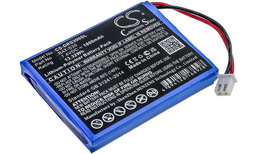 Batéria pre Deviser S30, 1800 mAh, Li-Pol