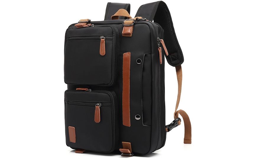 Batoh SunRed pre notebook do 17,3", čierno-oranžový