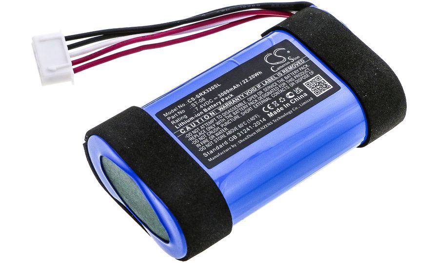 Batéria pre Sony Srs-Xb31 (ekvivalent Sony ST-06), 3000 mAh