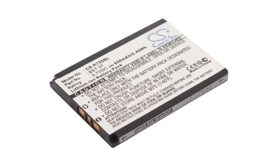 Batérie pre Sony Ericsson (ekv.BST-37) 650mAh