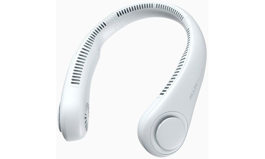 JisuLife Neck Life 3, chladiaci ohrievač krku, 3 rýchlosti, bezlopatkový dizajn, 4000 mAh, sivá