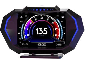 Palubný displej HUD P24, LCD, OBDII, GPS