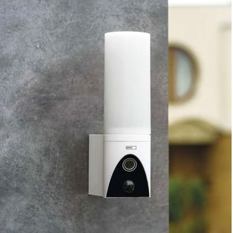 Vonkajšia otočná kamera EMOS GoSmart IP-310 TORCH s WiFi a svetlom, biela