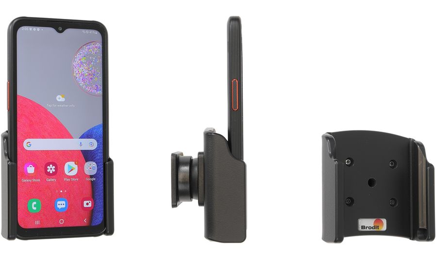 Držiak do auta Brodit pre Samsung Galaxy Xcover 6 Pro, bez puzdra, bez nabíjania
