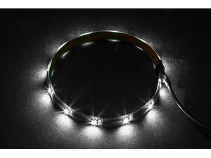 OPTY LED pásik 30cm, USB, 12 LED diód, samolepiaci, biely