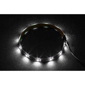 OPTY LED pásik 30cm, USB, 12 LED diód, samolepiaci, biely
